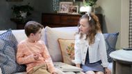 Rachel (Alice Halsey) gave Thomas (Cary Christopher) the dirt on women she's gotten out of her father's life on Days of our Lives | Image: JPI
